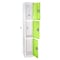 Adiroffice 12 in W, 12 in D, 72 in H, Steel ADI629-203-GRN-2PK - alternate 4